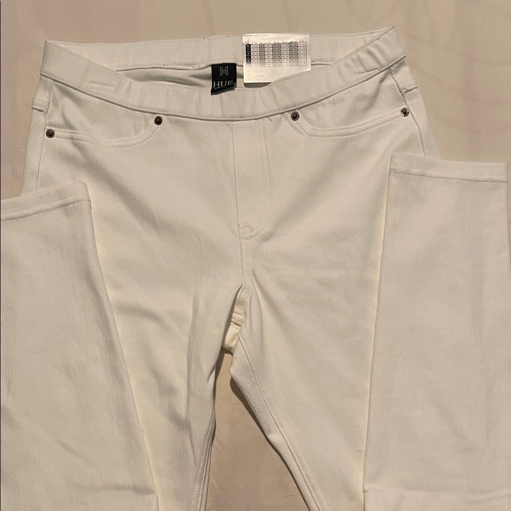 Hue Cream Jeggings